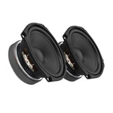 2x Monacor SPH-135AD Bass / Mid Speaker HiFi Mini Woofer 40W